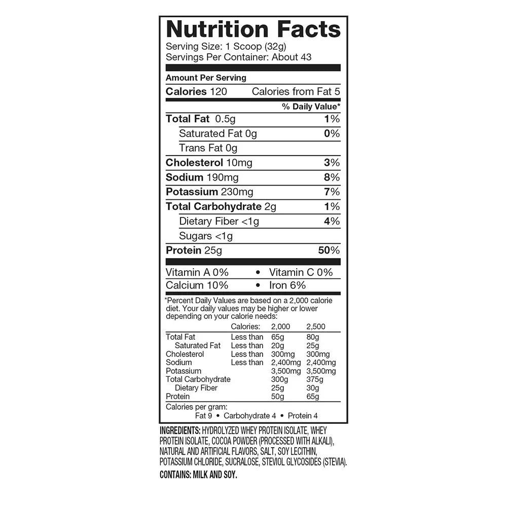 Dymatize ISO100 Hydrolyzed 100% Whey Protein Isolate – Cocoa Pebbles (3 lbs / 43 Servings)