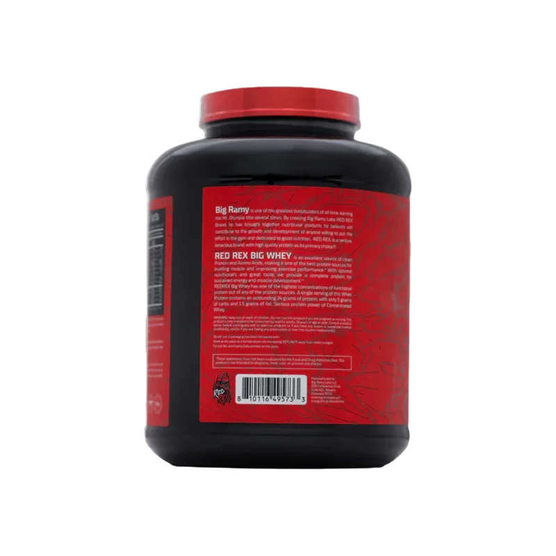 Big Ramy Labs Big Whey Red Rex – Chocolate (4.5 lbs / 60 Servings)