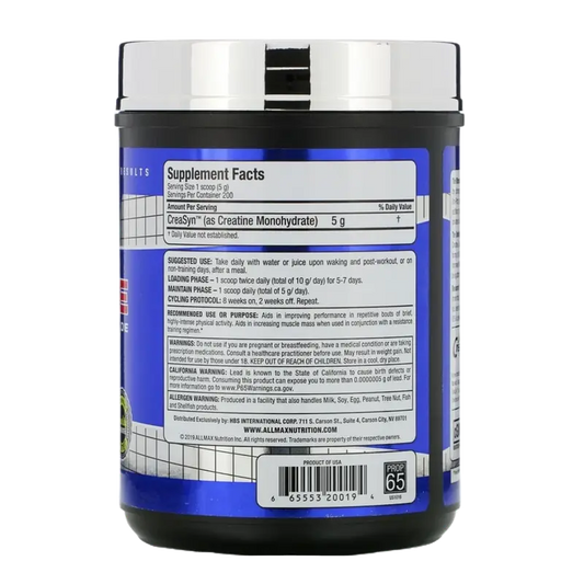 Allmax Nutrition, Creatine Monohydrate, 400G, 80 Servings