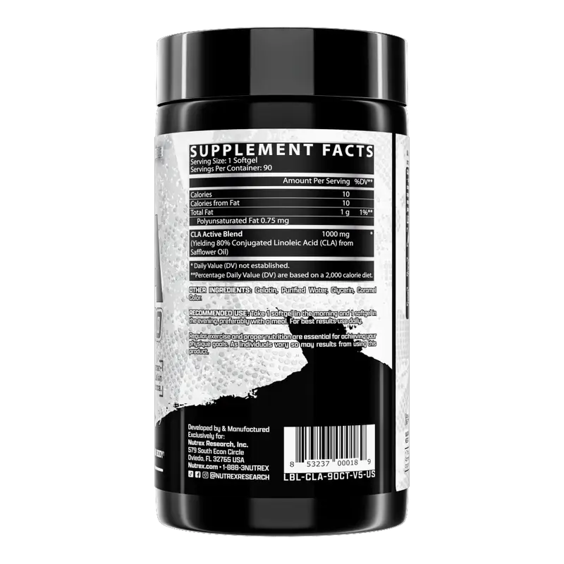 Nutrex Research, CLA 1000, 90 Softgels, 90 Servings