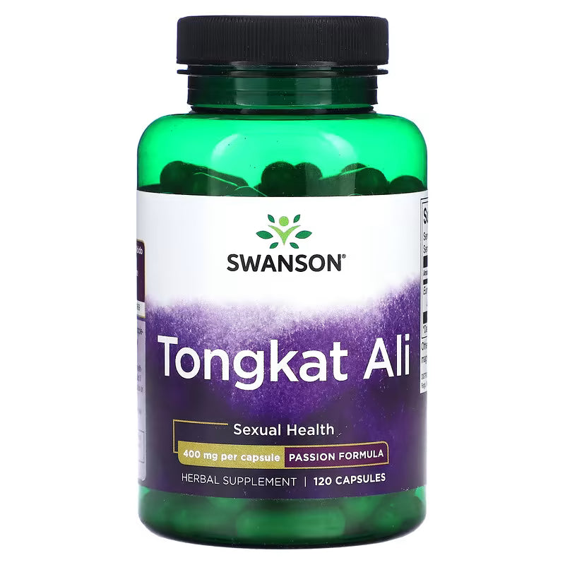 Swanson Tongkat Ali 400mg – Sexual Health Passion Formula (120 Capsules)