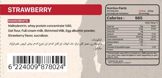 Commandos Re-Load Plus Weight Gainer (5000g / 30 Servings)