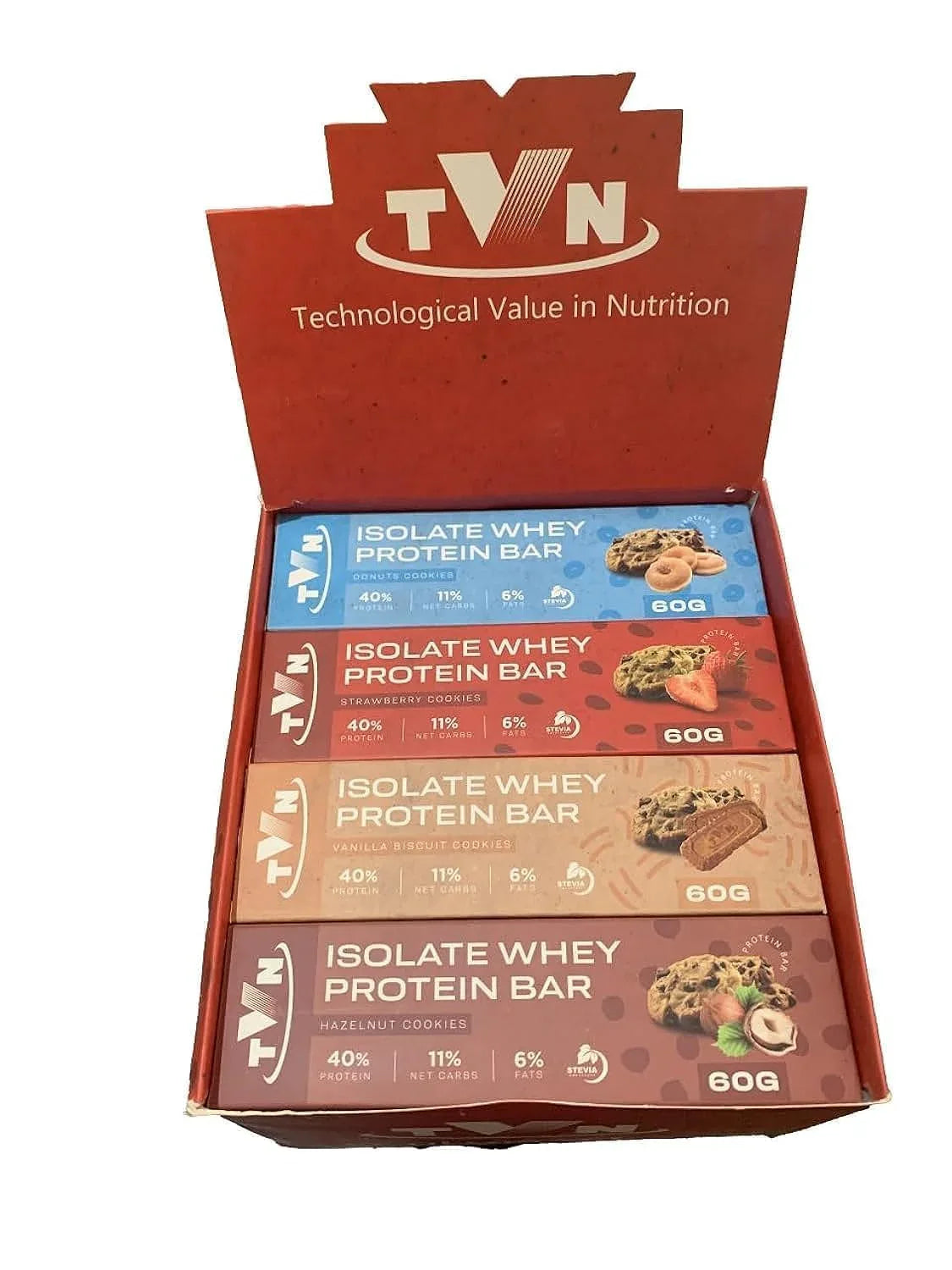 TVN Isolate Whey Protein Bar – 4 Flavours (60g)