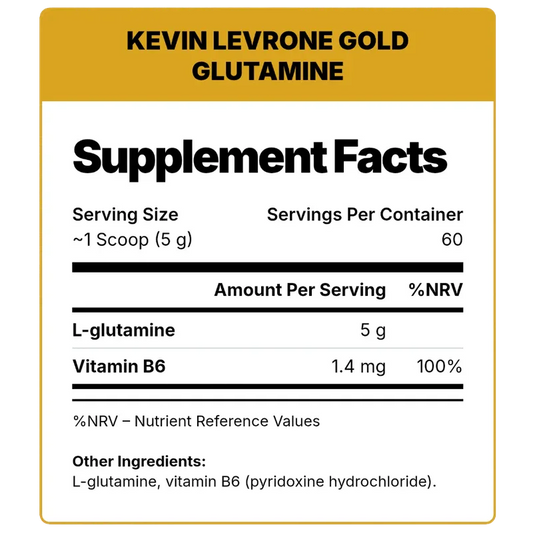 Kevin Levrone Signature Series Gold Glutamine – Unflavoured (300g / 60 Servings)