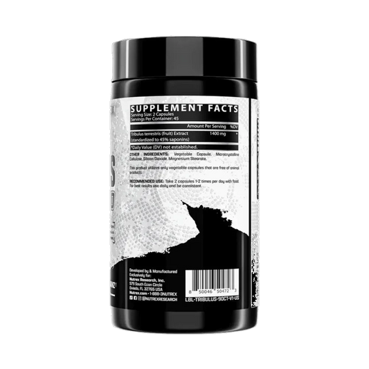 Nutrex Research Tribulus 1400 – Natural Testosterone Support | 90 Capsules