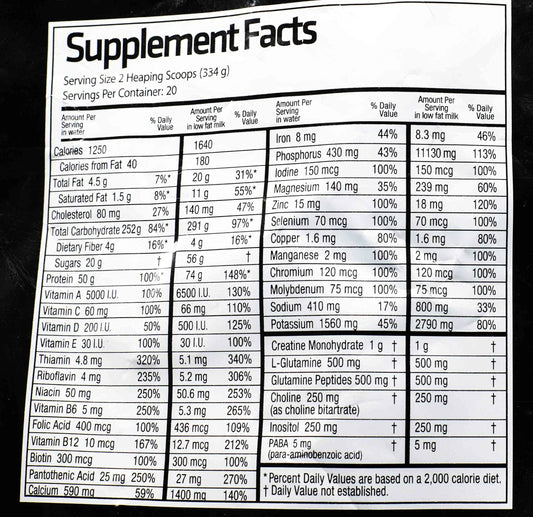 Optimum Nutrabolics Super Muscle Mass Advanced Muscle Gainer (15lbs / 6.8kg)