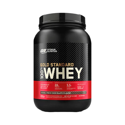 Optimum Nutrition Gold Standard 100% Whey – Double Rich Chocolate (2 lbs)- 29 servings