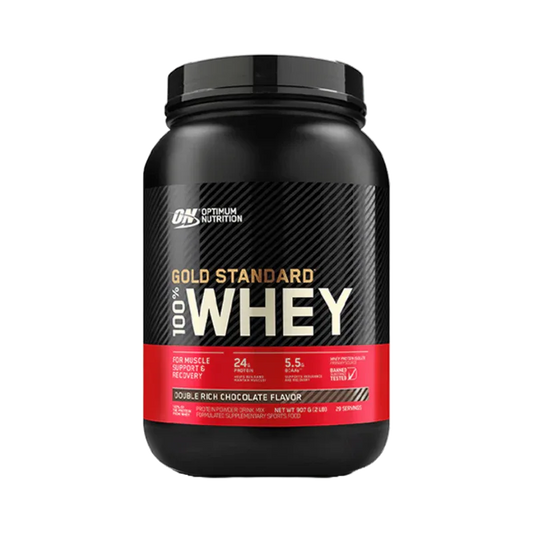 Optimum Nutrition Gold Standard 100% Whey – Double Rich Chocolate (2 lbs)- 29 servings