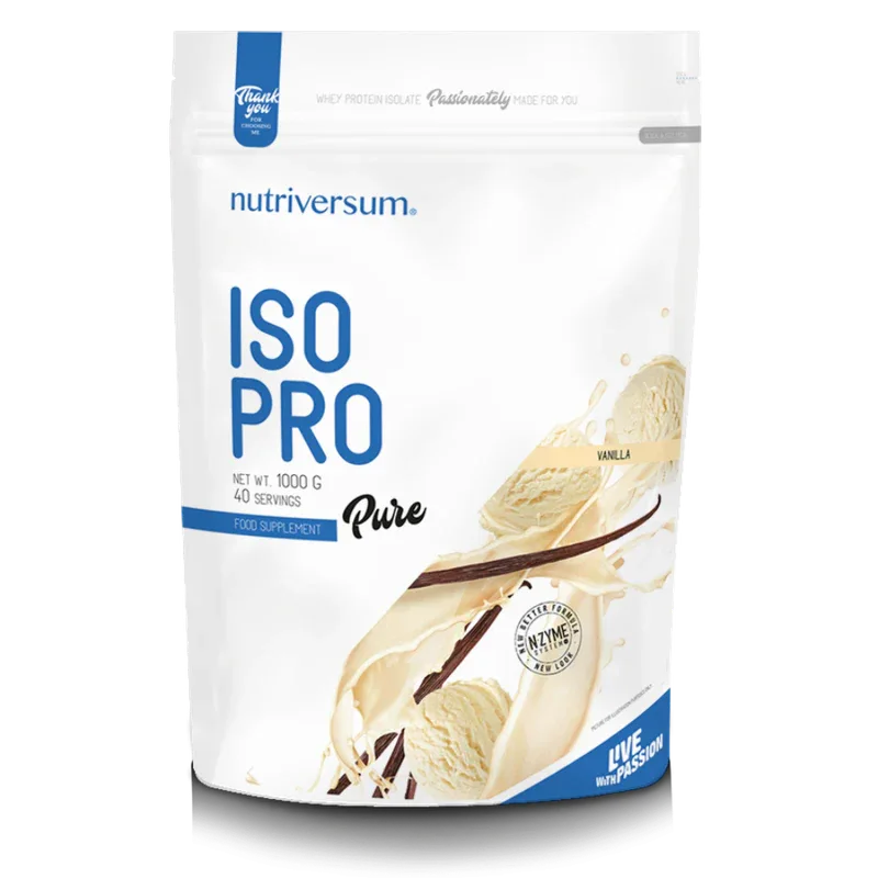 Nutriversum ISO PRO Pure –  Vanilla(1000g / 40 Servings)