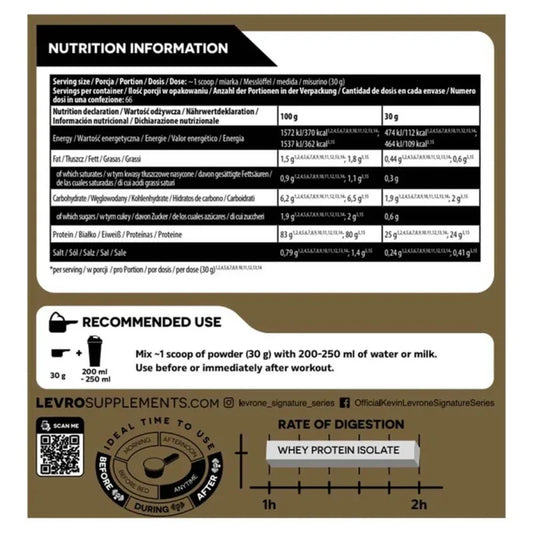 Kevin Levrone Signature Series Gold ISO – Whey Protein Isolate (2kg)