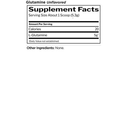 Rule One R1 Glutamine Workout Recovery Support – Unflavored (398g / 75 Servings)