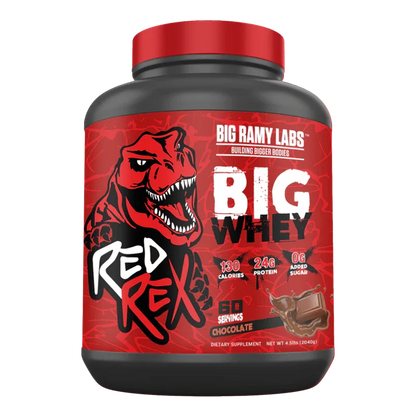 Big Ramy Labs Big Whey Red Rex – Chocolate (4.5 lbs / 60 Servings)