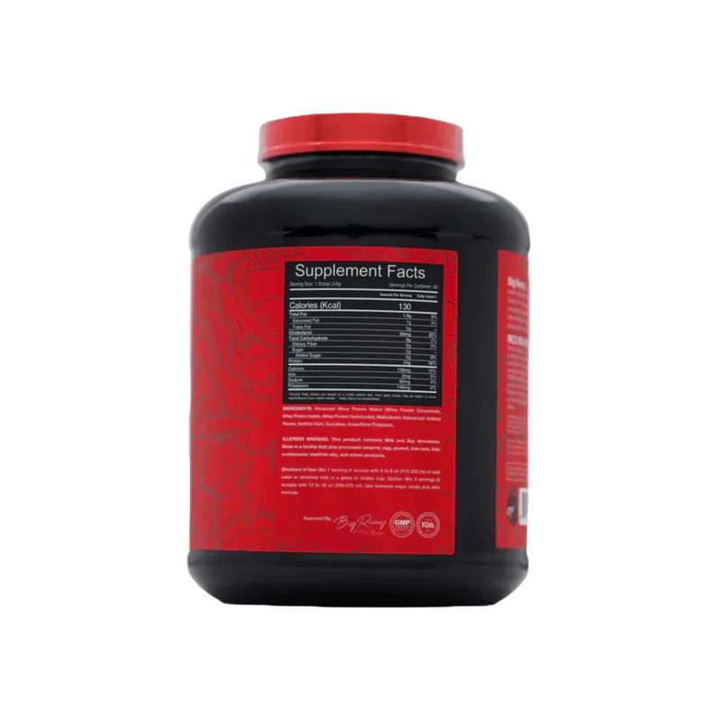 Big Ramy Labs Big Whey Red Rex – Chocolate (4.5 lbs / 60 Servings)