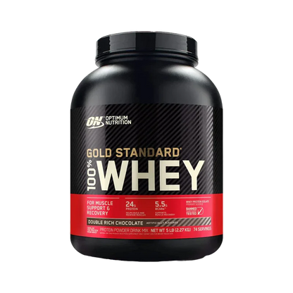Optimum Nutrition Gold Standard 100% Whey – (5 lbs / 74 Servings)