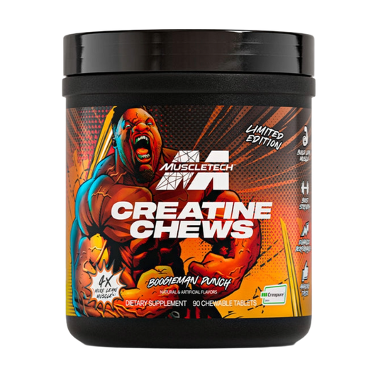 MuscleTech, Creatine Chews, Creapure Monohydrate, 90 chewable Tablets, 30 Servings