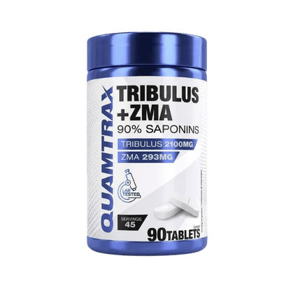 QUAMTRAX, Tribulus + ZMA, 90 Tablets, 45 Servings