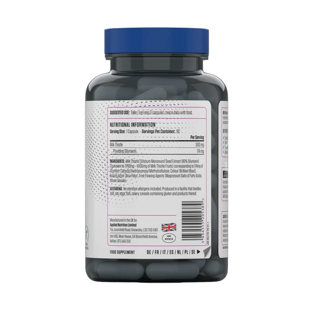 Applied Nutrition, Milk Thistle, 90 Capsules, 90 Servings
