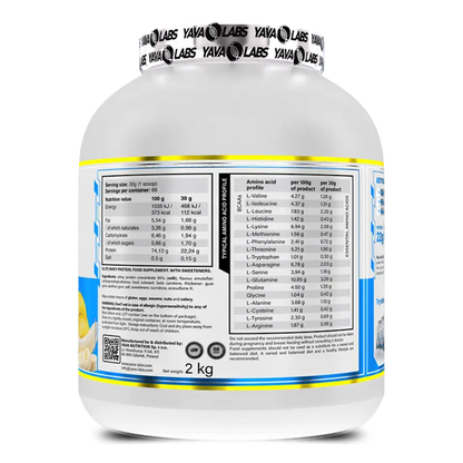 Yava Labs, Elite Whey, 2KG, 66 Servings