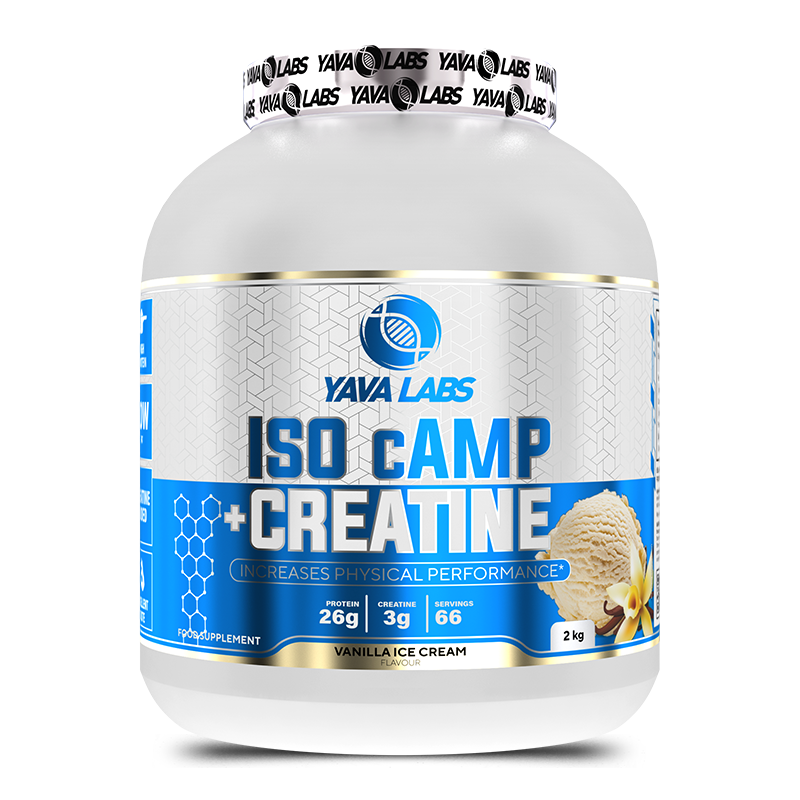 Yava Labs Whey Camp + Creatine – Strawberry Ice Cream (2 kg / 66 Servings)
