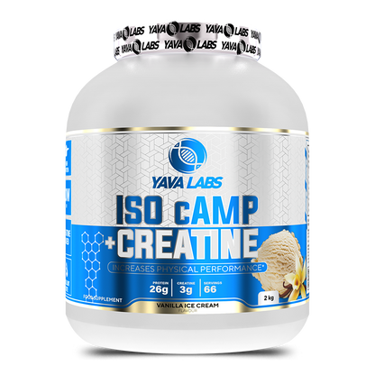Yava Labs Whey Camp + Creatine – Strawberry Ice Cream (2 kg / 66 Servings)