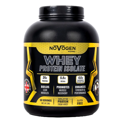 Novogen pharma, Whey protein Isolate, 2kg, 60 Serving