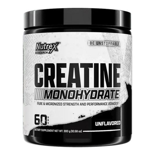 Nutrex Research Creatine Monohydrate – Pure & Micronized, Unflavored (300g / 60 Servings)