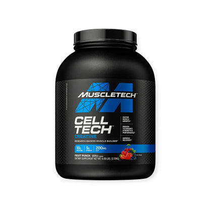 MuscleTech Cell Tech Creatine – Fruit Punch, Research-Backed Muscle Builder (2.72kg / 6lbs)