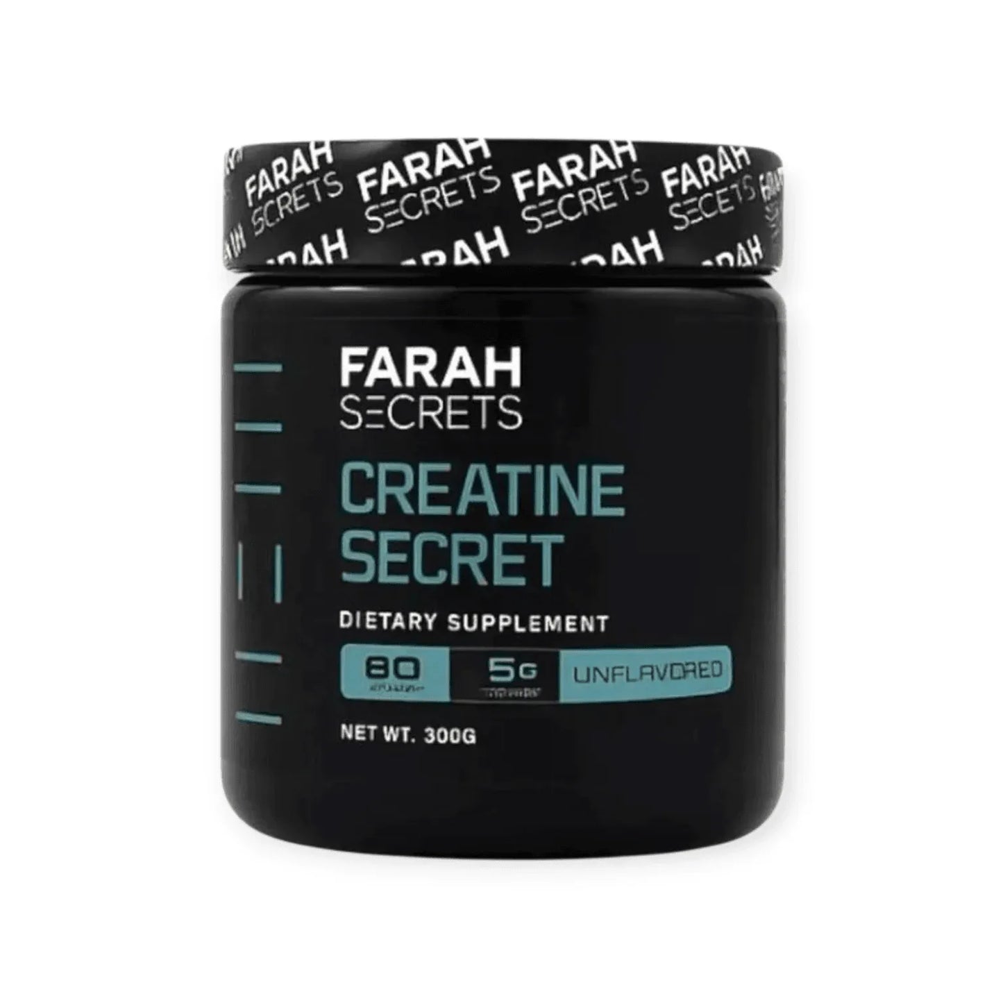 Farah Secrets Creatine Secret – 5g Pure Creatine, Unflavored (300g / 60 Servings)