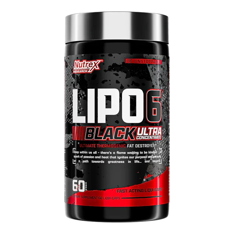 Nutrex Research Lipo 6 Black Ultra Concentrate - 60 Liqui-Caps