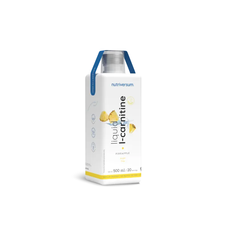 Nutriversum Liquid L-Carnitine 500ml - Pineapple