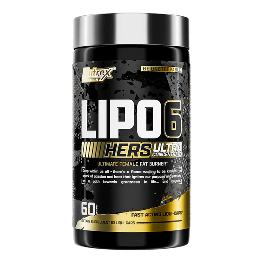 Nutrex Research Lipo-6 Hers Ultra Concentrate – Ultimate Female Fat Burner, Fast Acting (60 Liqui-Caps)