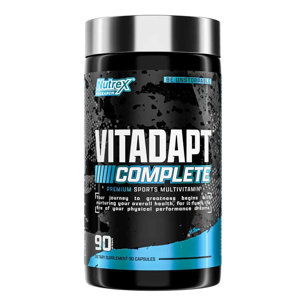 Nutrex Research Vitadapt Complete – Premium Sports Multivitamin | Be Unstoppable | 90 Capsules