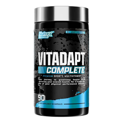 Nutrex Research Vitadapt Complete – Premium Sports Multivitamin | Be Unstoppable | 90 Capsules