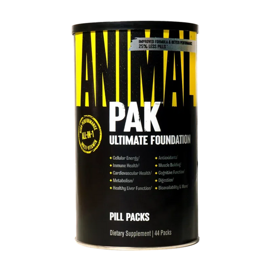 Animal Pak Ultimate Foundation – All-in-1 High Performance Multivitamin | Improved Formula | 44 Pill Packs