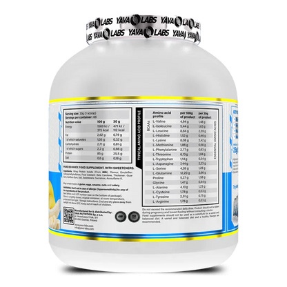 Yava Labs Pure ISO Whey Protein Isolate –  (2 kg)