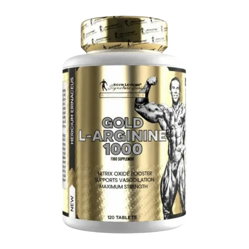 Kevin Levrone Signature Series Gold L-Arginine 1000 – Nitric Oxide Booster, Maximum Strength (120 Tablets)