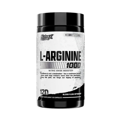 Nutrex Research L-Arginine 1000 - Nitric Oxide Booster | 120 Capsules