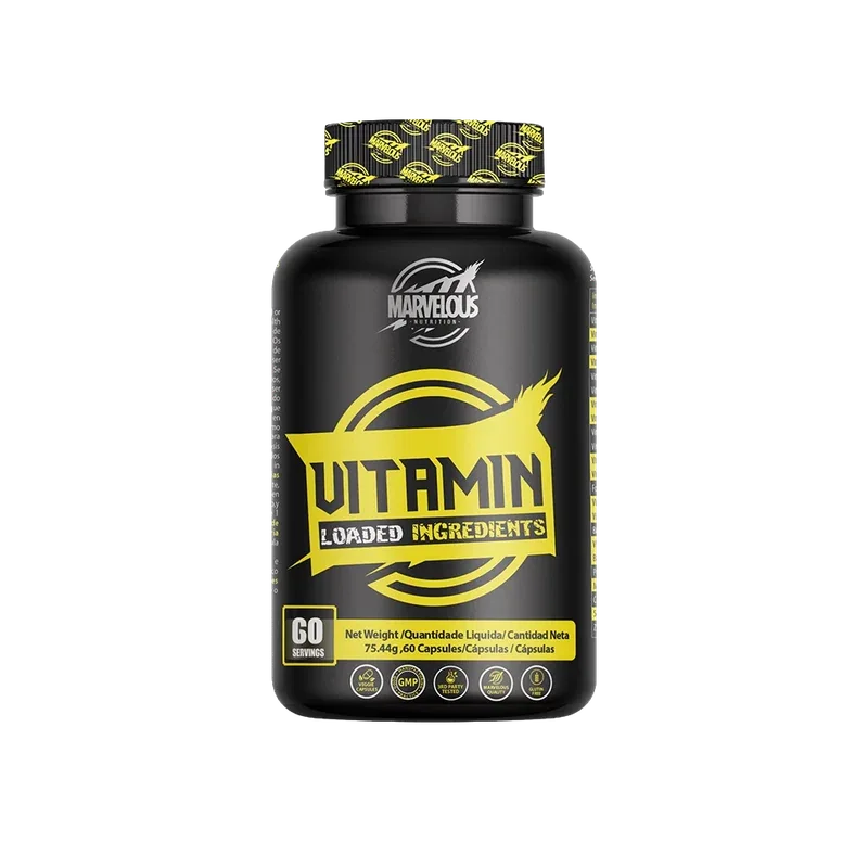 Marvelous Nutrition Vitamin – Loaded Ingredients Multivitamin | GMP Certified | 60 Servings | 60 Capsules