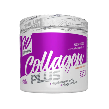 Wheyland Collagen Plus + Hyaluronic Acid + Magnesium – Dixie Red Peach | 358g | 20 Servings