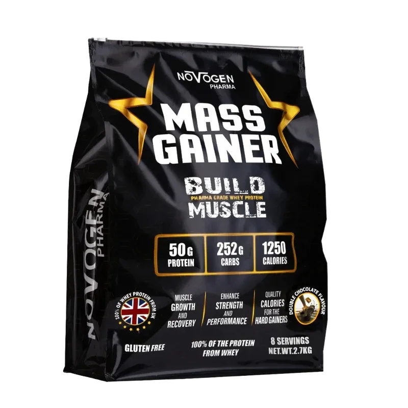 Novogen Pharma Mass Gainer – Double Chocolate Flavour (2.7kg / 5.4kg)