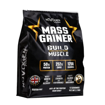 Novogen Pharma Mass Gainer – Double Chocolate Flavour (2.7kg / 5.4kg)