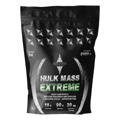 Hzgard Nutrition Hulk Mass Extreme – Lean Mass Gainer (8100g / 54 Servings)