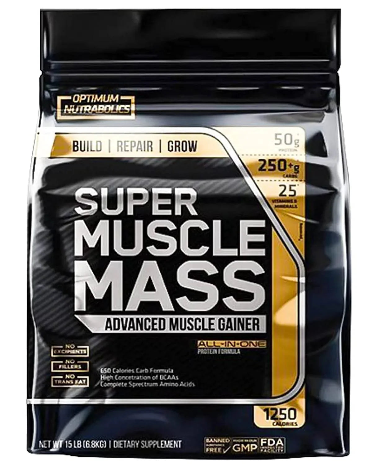 Optimum Nutrabolics Super Muscle Mass Advanced Muscle Gainer (15lbs / 6.8kg)