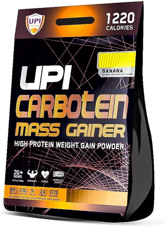 UPI Carbotein Mass Gainer – Banana (8.8lbs / 3.9kg)