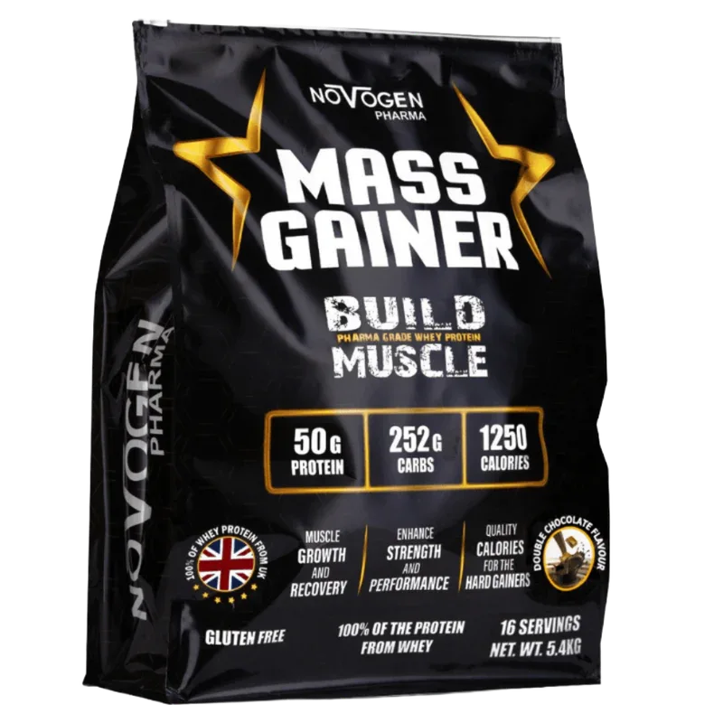 Novogen Pharma Mass Gainer – Double Chocolate Flavour (2.7kg / 5.4kg)