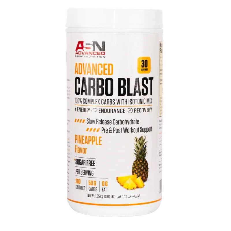 ASN Advanced Sport Nutrition Carbo Blast – Pineapple Flavour (1.65kg / 30 Servings)