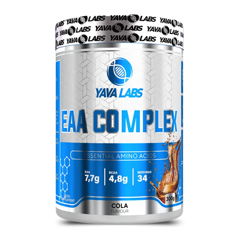 Yava Labs EAA Complex – Essential Amino Acids Cola & lemon Flavour (300g / 34 Servings)