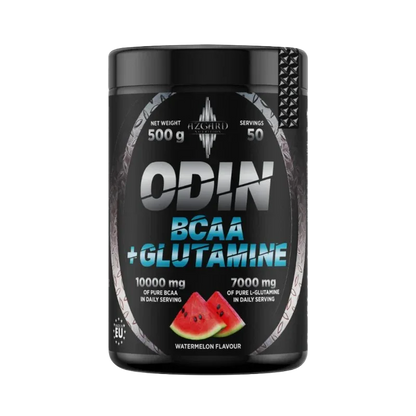 Hzgard Nutrition ODIN BCAA + Glutamine – Watermelon Flavour (500g / 50 Servings)