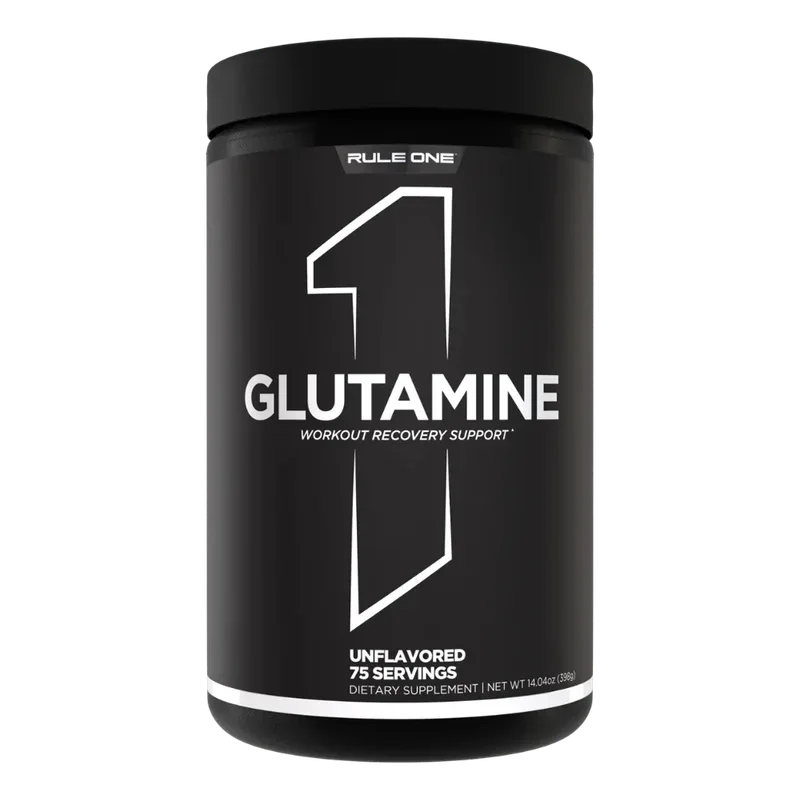 Rule One R1 Glutamine Workout Recovery Support – Unflavored (398g / 75 Servings)