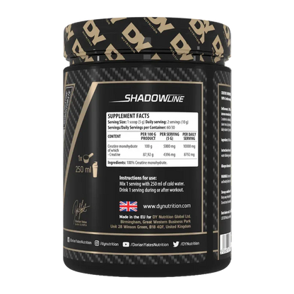 DY Nutrition Creatine Monohydrate 300g – Unflavoured
